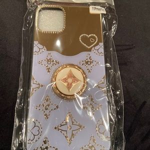 iPhone Pro Max cell phone case with ring stand